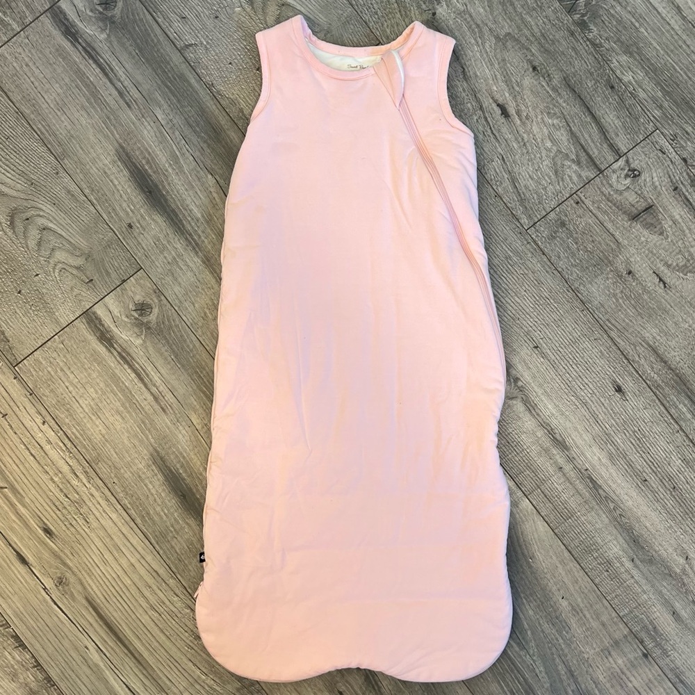 Sweet Bamboo Light Pink Sleeveless Baby Sleep Sack Bag- 9-18 months